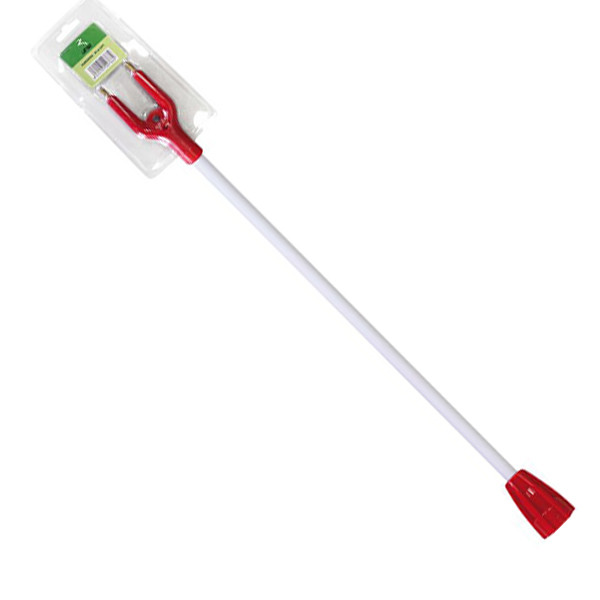 Alargadera de 58 cm para empujadores eléctricos recargables. Extensión profesional para trabajar con mayor alcance y seguridad en el manejo del ganado. Producto ZAR.