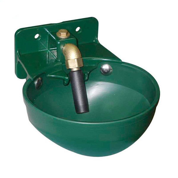 Bebedero B40 Plástico Reforzado ZAR 2L | Doble Toma Verde Bosque 