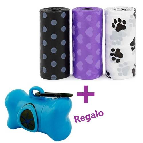 Cuida el planeta mientras paseas a tu perro. Pack de 80 bolsitas recoge cacas biodegradables (4 rollos x 20 uds). Resistentes, con bonitos estampados y compatibles con dispensadores. ¡Consigue tu pack por solo 3,49 €! Referencia HT1010