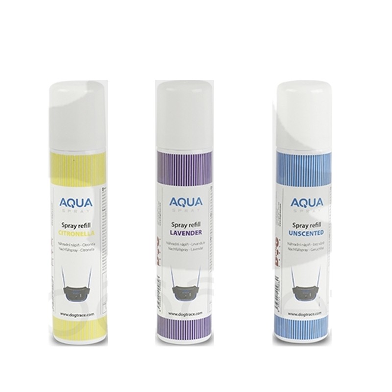 Botes recarga Dogtrace D-Control Aqua Spray citronela / lavanda / sin olor