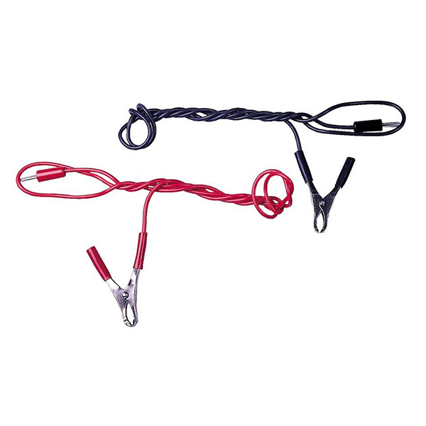 Conexión a baterías para pastor eléctrico ZAR | Cable con pinzas resistentes