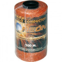 Hilo conductor 3 hilos naranja NEON