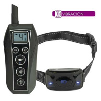 Collar adiestramiento vibración educación sin descargas 600 metros | collar para perros sordos | collar para adiestrar perros con vibración sonido y luz