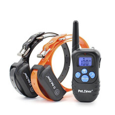 Petrainer PET998 DBB2 E-Collar adiestramiento para 2 perros sumergible