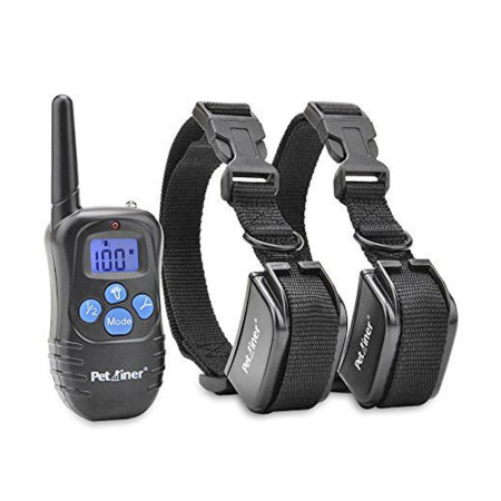 Petrainer PET998DRB2 E-Collar adiestramiento 2 perros resistente al agua