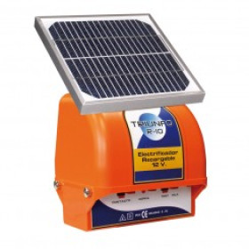 Pastor Triunfo R-10 con placa solar valla eléctrica animales 