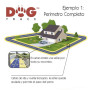 Valla Invisible D-Fence para 3 Perros Dogtrace, Sumergible, hasta 1600 metros